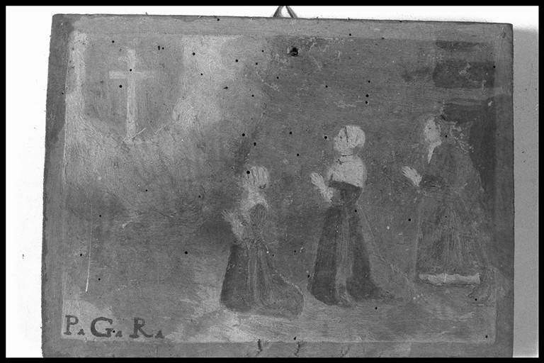 Miracolo della Santa Croce (ex voto) - ambito modenese (seconda metà sec. XVIII)