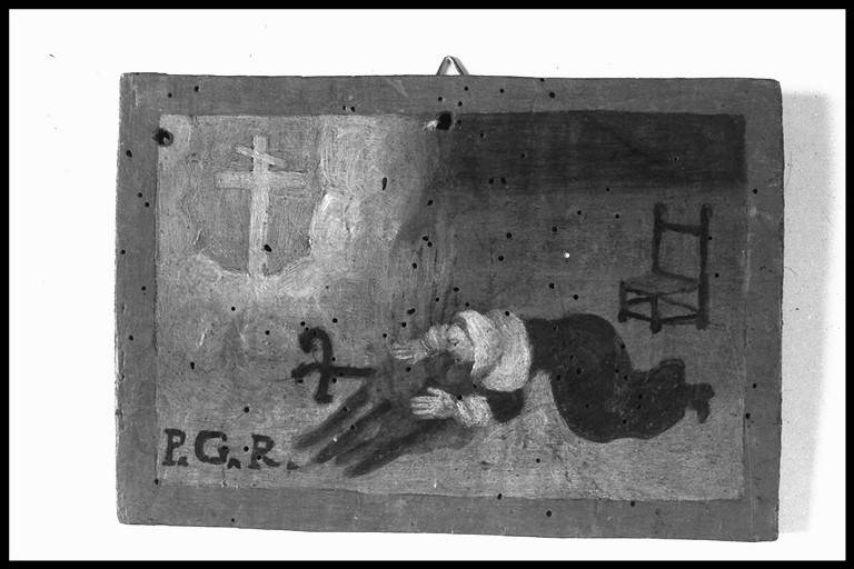 Miracolo della Santa Croce (ex voto) - ambito modenese (seconda metà sec. XVIII)