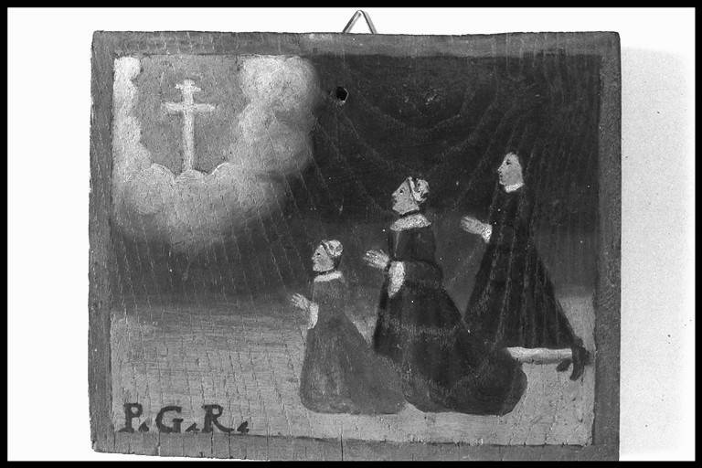 Miracolo della Santa Croce (ex voto) - ambito modenese (seconda metà sec. XVIII)