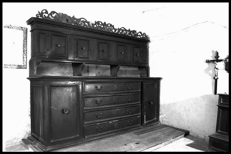 mobile da sacrestia - ambito modenese (seconda metà sec. XVII)