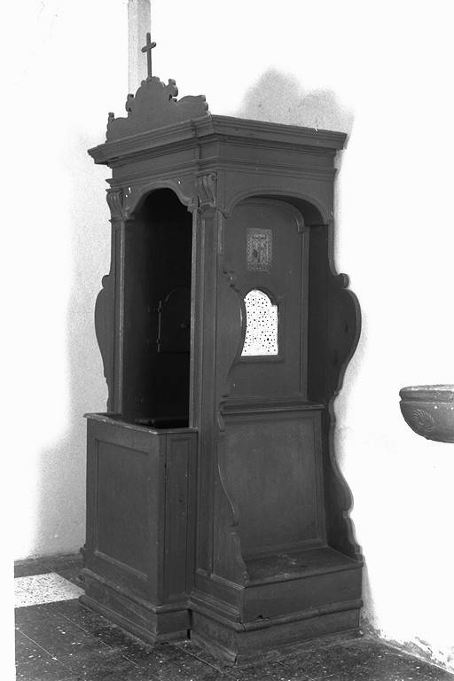 confessionale, serie - manifattura modenese (inizio sec. XIX)