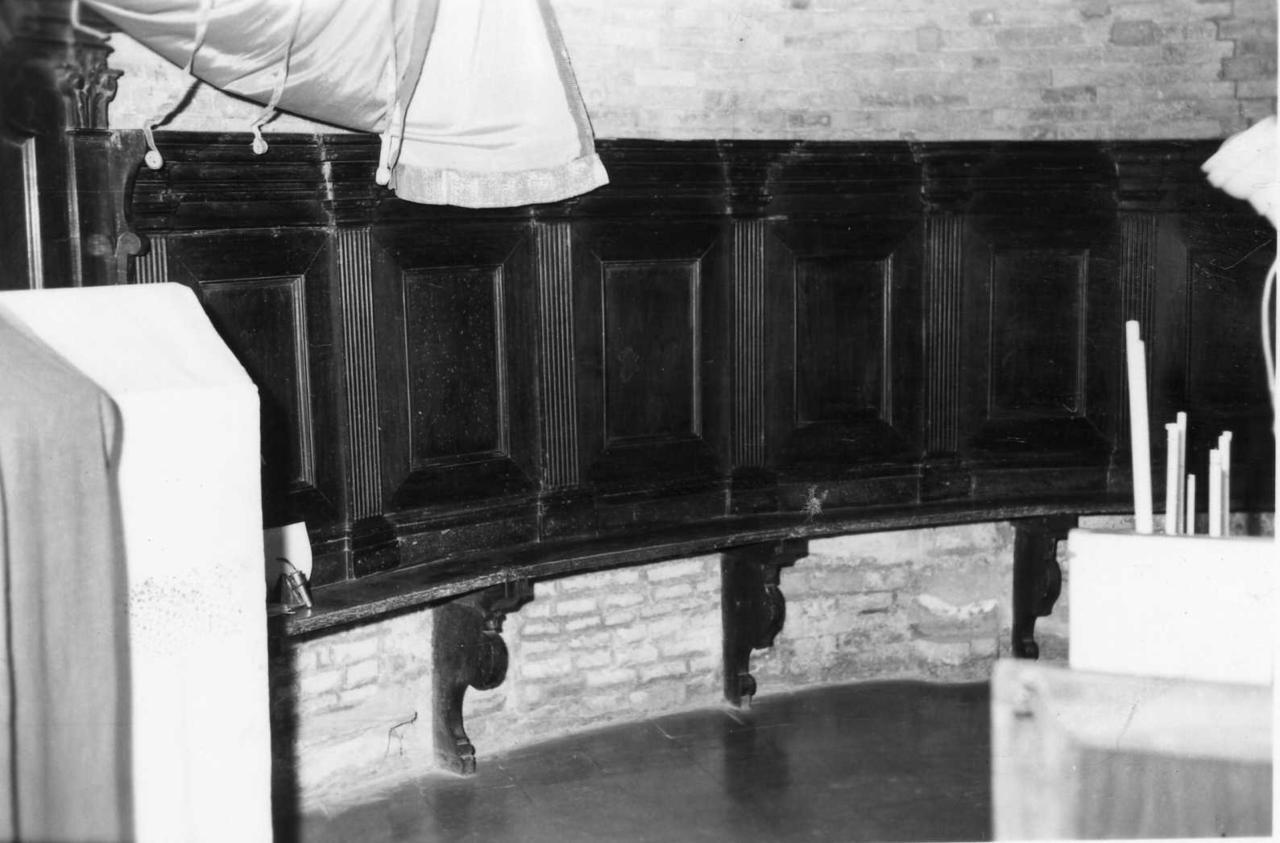 stalli del coro - bottega modenese (seconda metà sec. XVII)