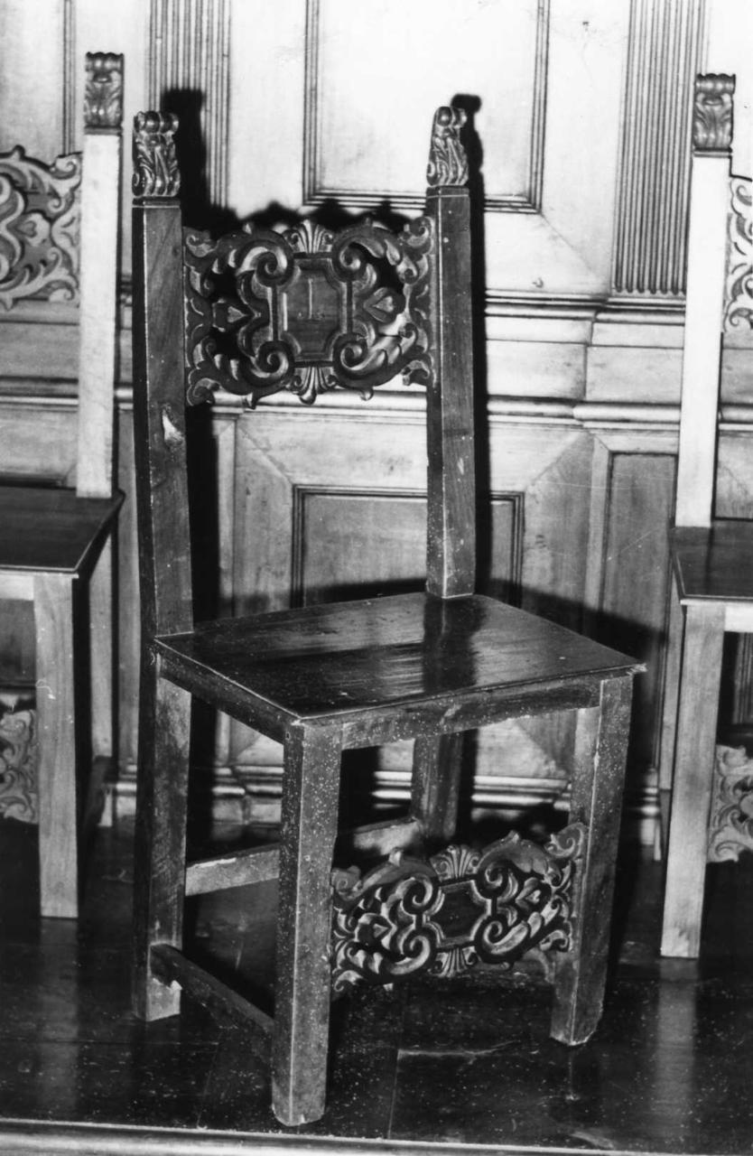 sedia - bottega emiliana (seconda metà sec. XVI)