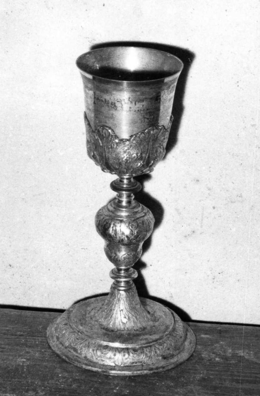 calice - bottega emiliana (seconda metà sec. XVII)