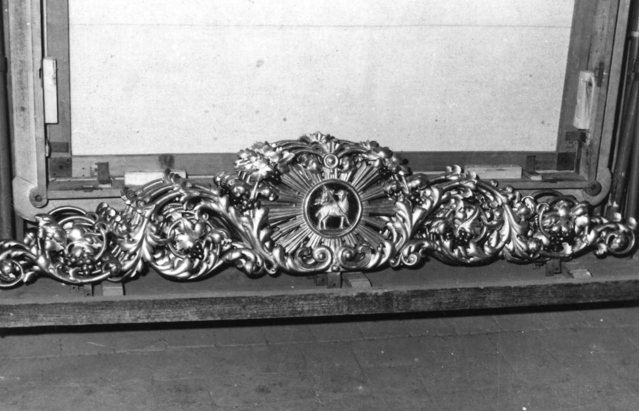 baldacchino processionale - bottega modenese (metà sec. XIX)
