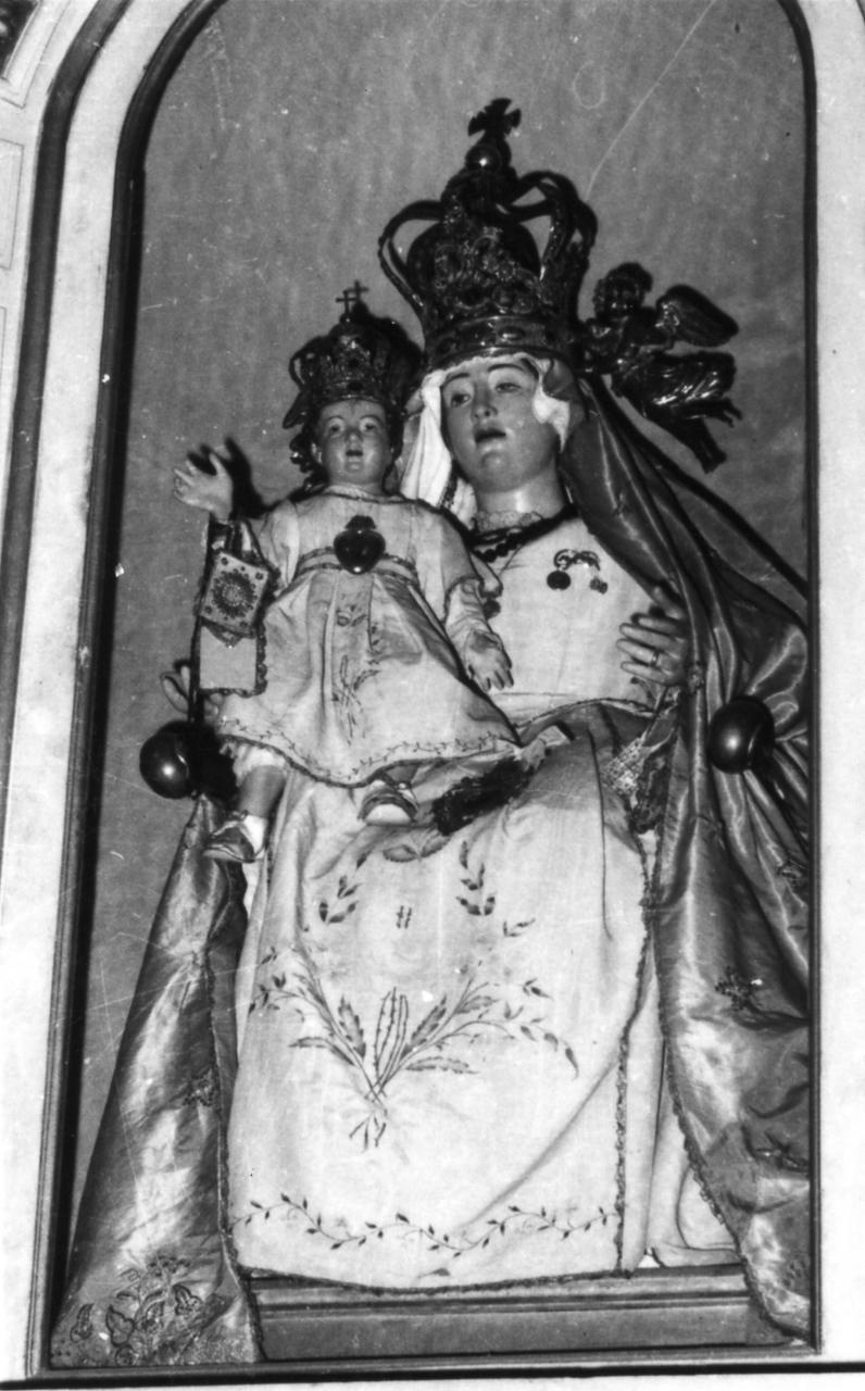 Madonna del Carmelo (statua) - bottega emiliana (seconda metà sec. XVII)