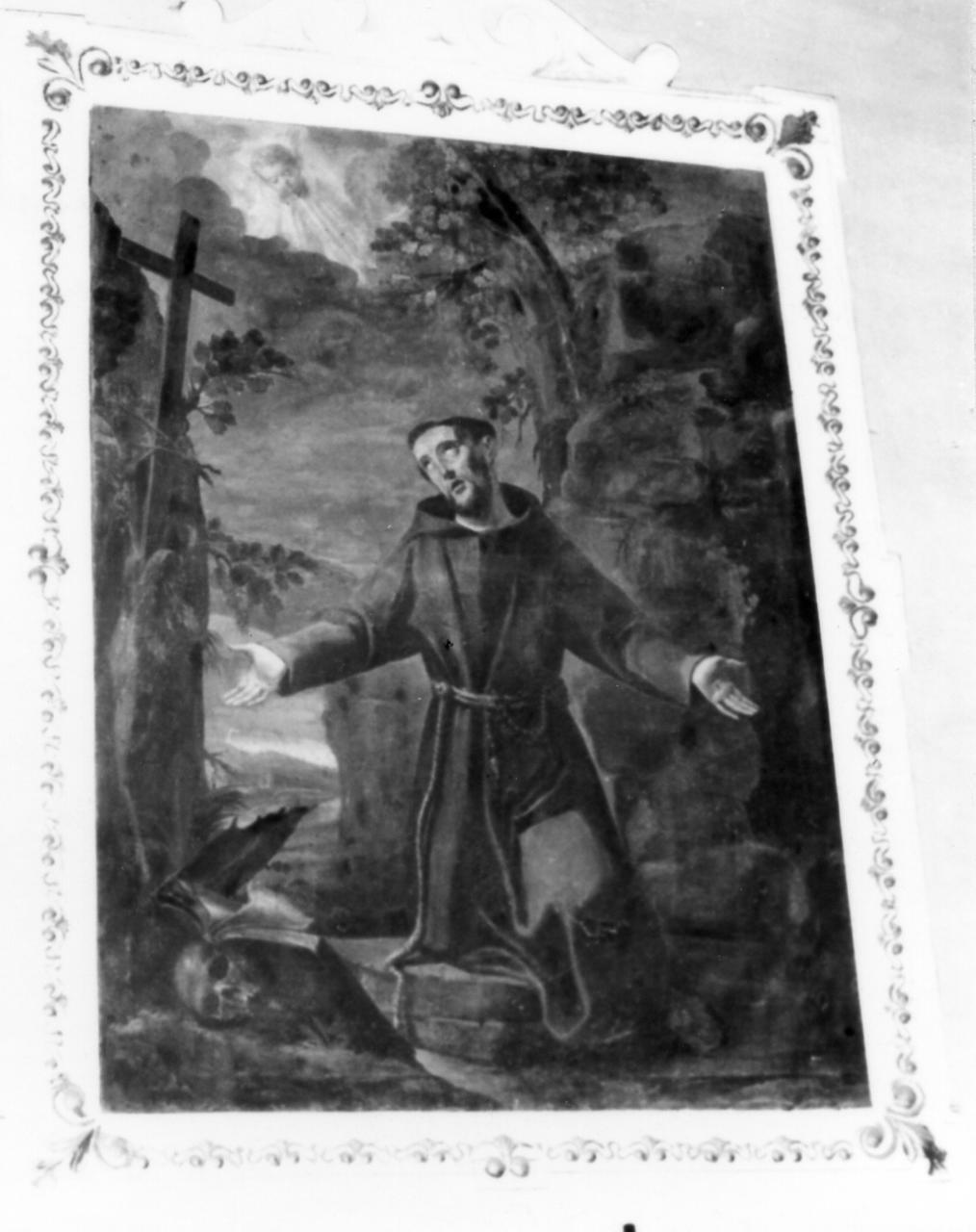 San Francesco d'Assisi riceve le stimmate (dipinto) di Rizzi Carlo (prima metà sec. XVIII)