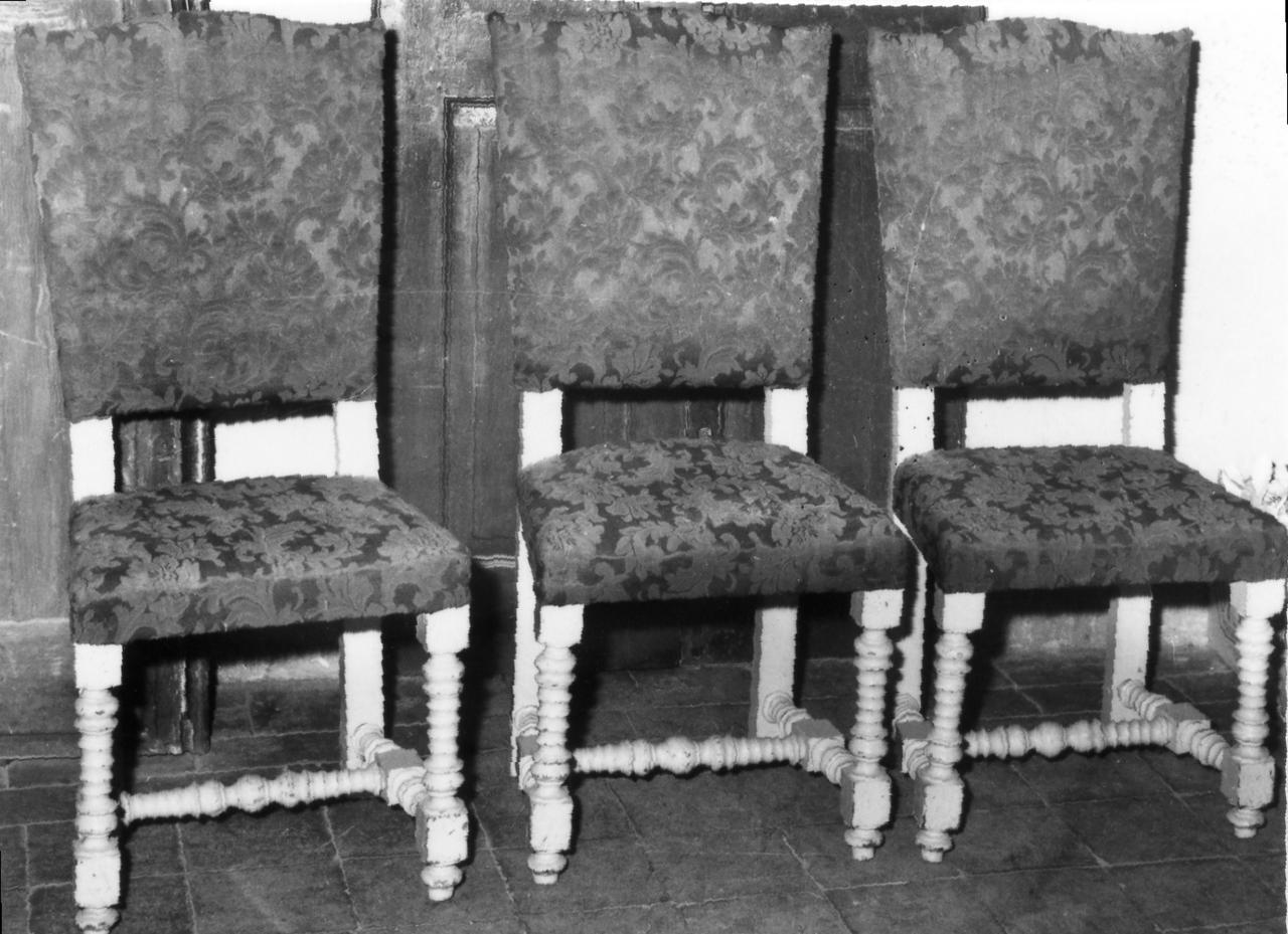 seggiolone, serie - bottega emiliana (inizio sec. XVIII)