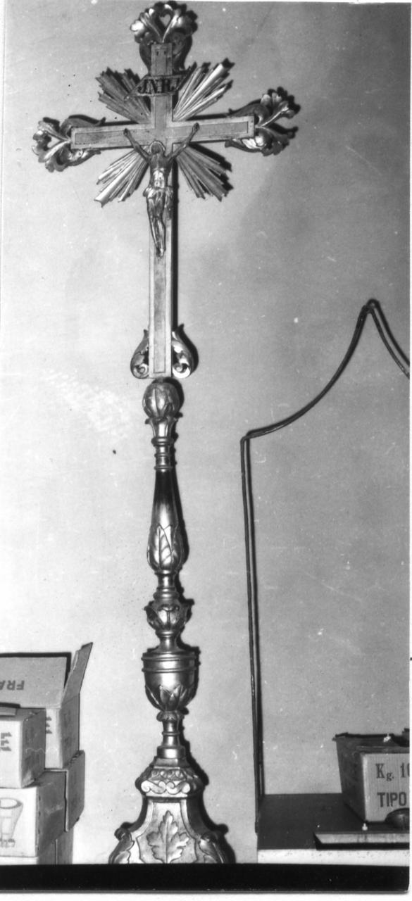 croce d'altare - bottega emiliana (prima metà sec. XIX)