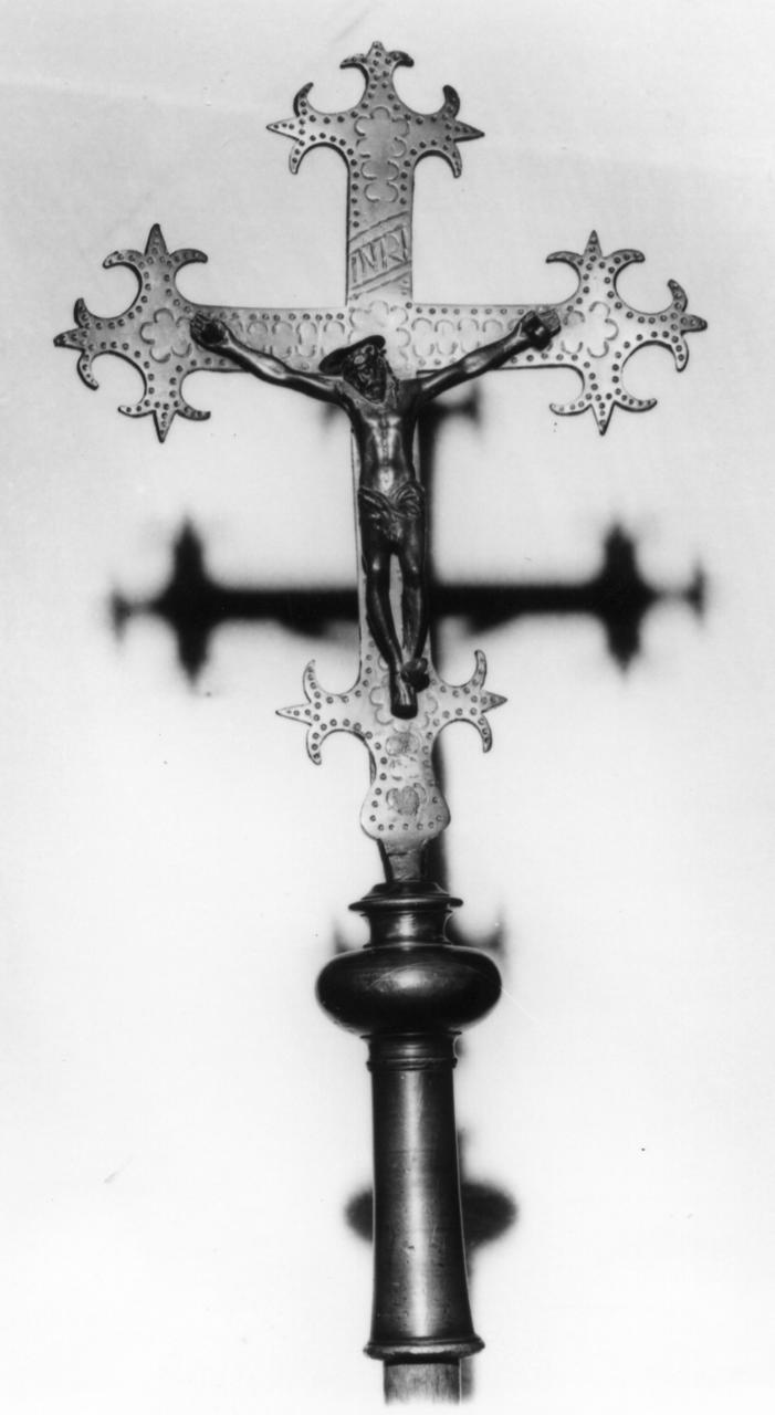 croce processionale - bottega emiliana (seconda metà sec. XVII)