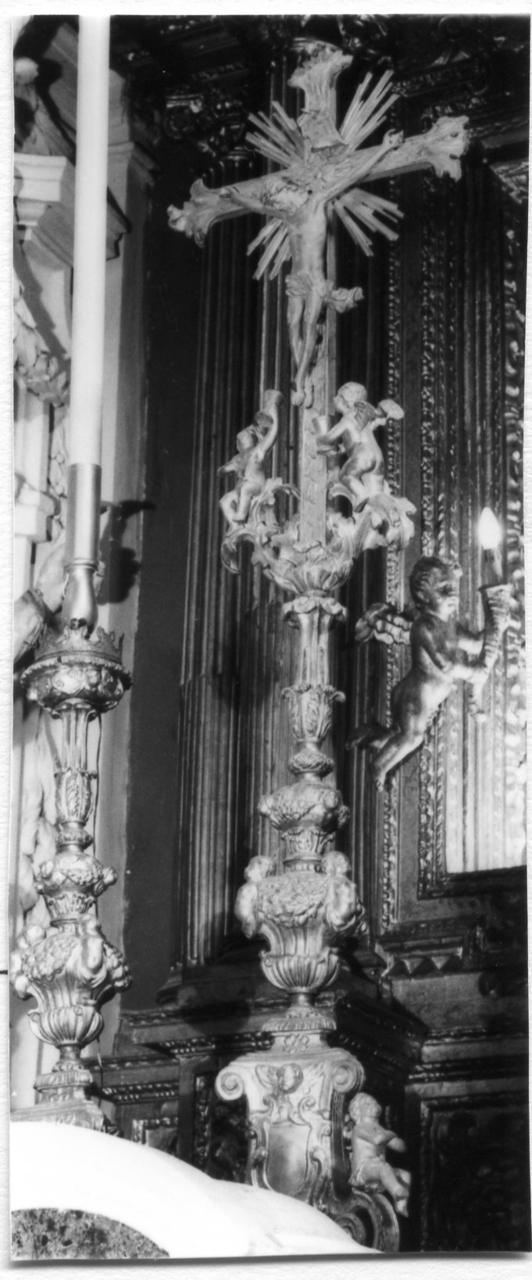 croce stazionale - bottega emiliana (metà, prima metà sec. XVII, sec. XVIII)