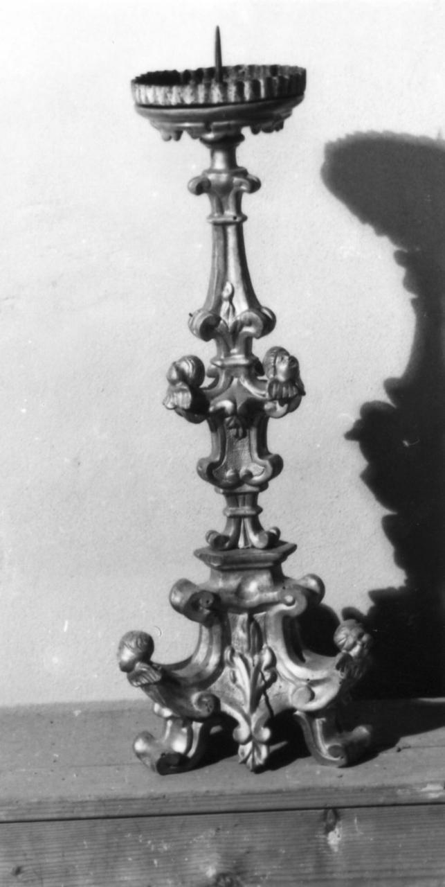 candeliere, serie - bottega emiliana (prima metà sec. XVIII)