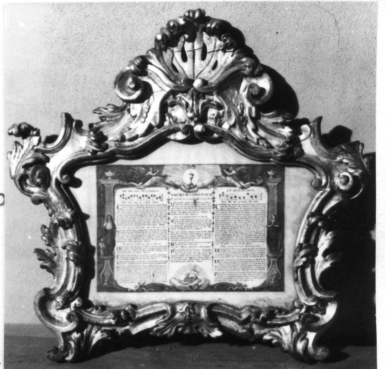 cartagloria, serie - bottega emiliana (metà sec. XVIII)