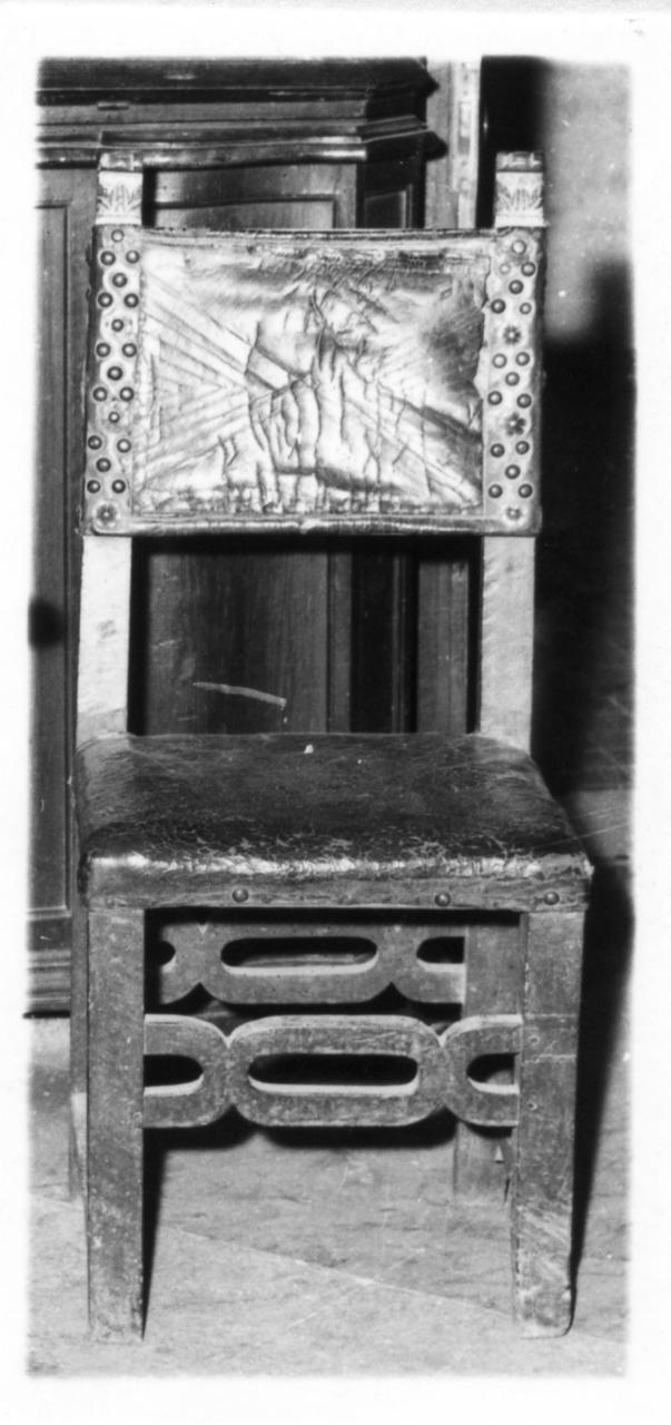 sedia, serie - bottega emiliana (seconda metà sec. XVII)