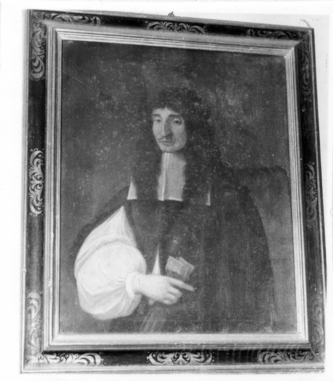 ritratto d'uomo (dipinto) - ambito modenese (seconda metà sec. XVII)