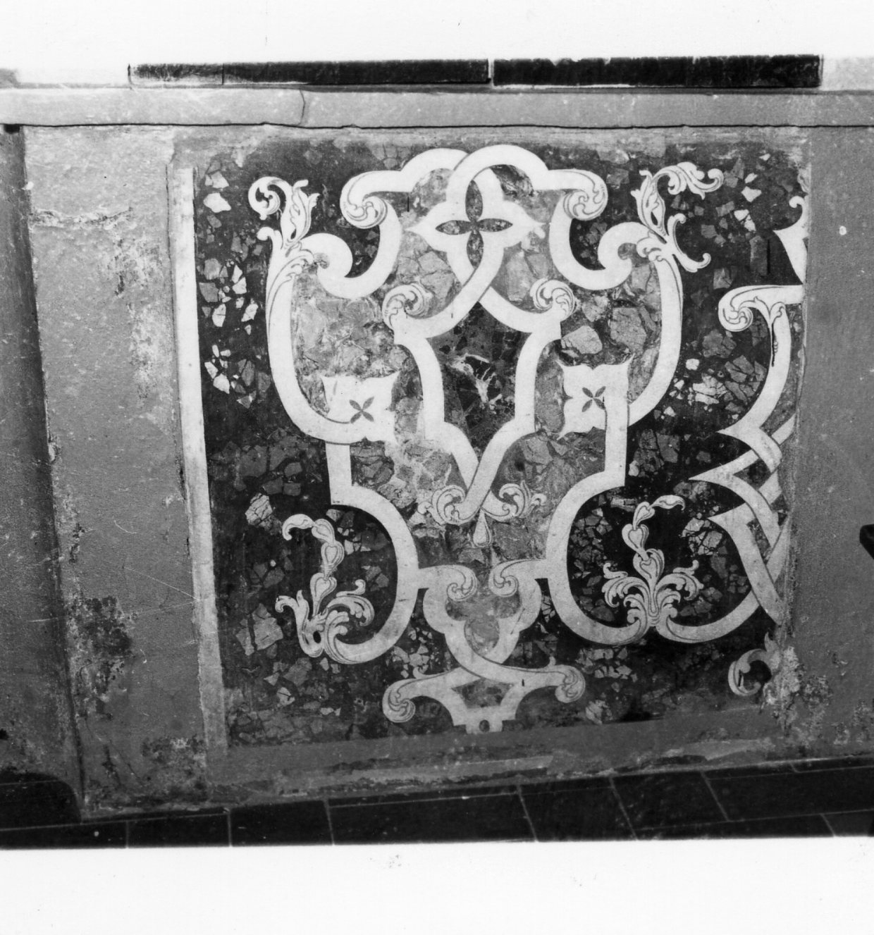 paliotto, frammento - bottega modenese (metà sec. XVIII)