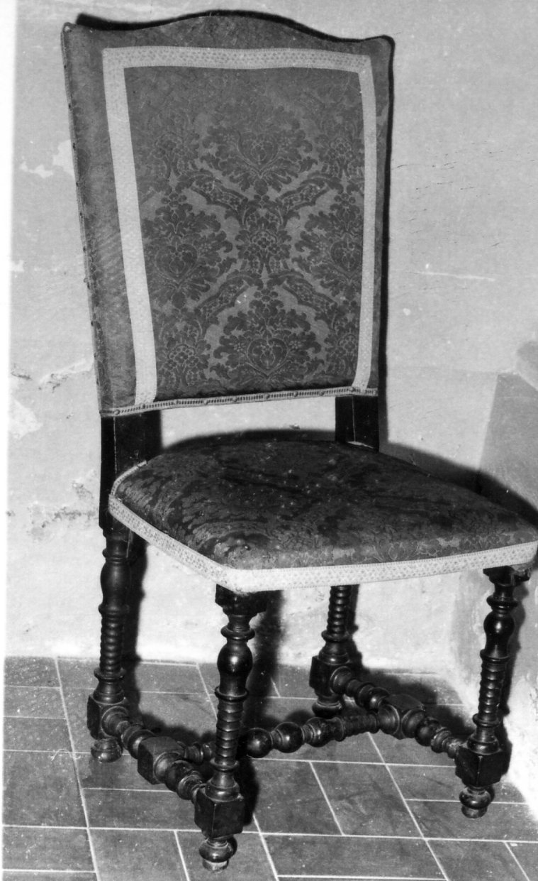 seggiolone, serie - bottega emiliana (seconda metà sec. XVII)