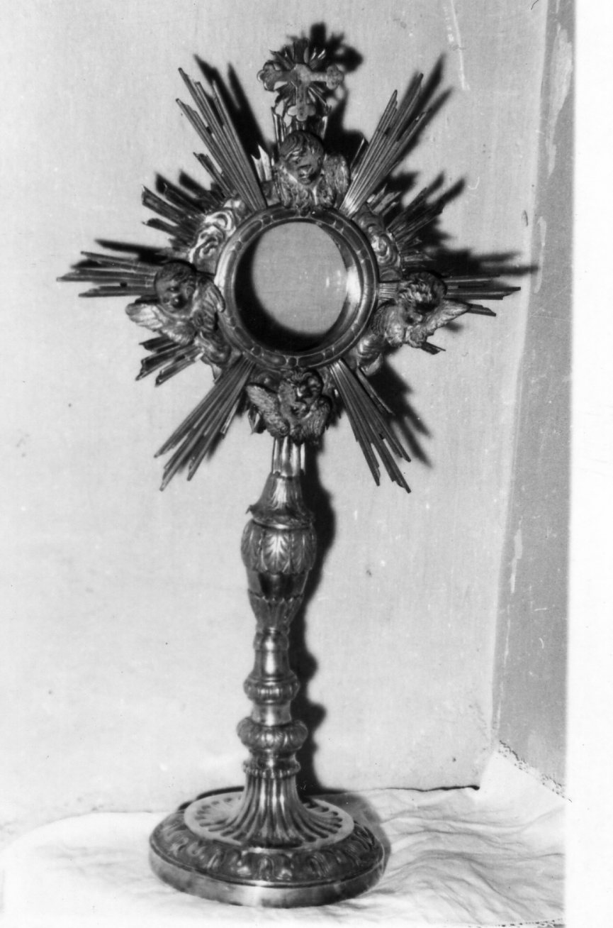 ostensorio di Rinaldi Tommaso (attribuito) (prima metà sec. XIX)