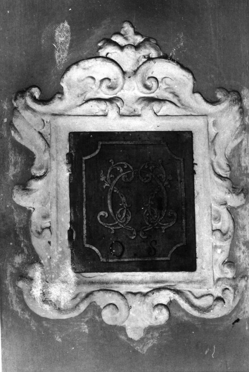 mostra di tabernacolo, serie - bottega modenese (metà sec. XVIII)