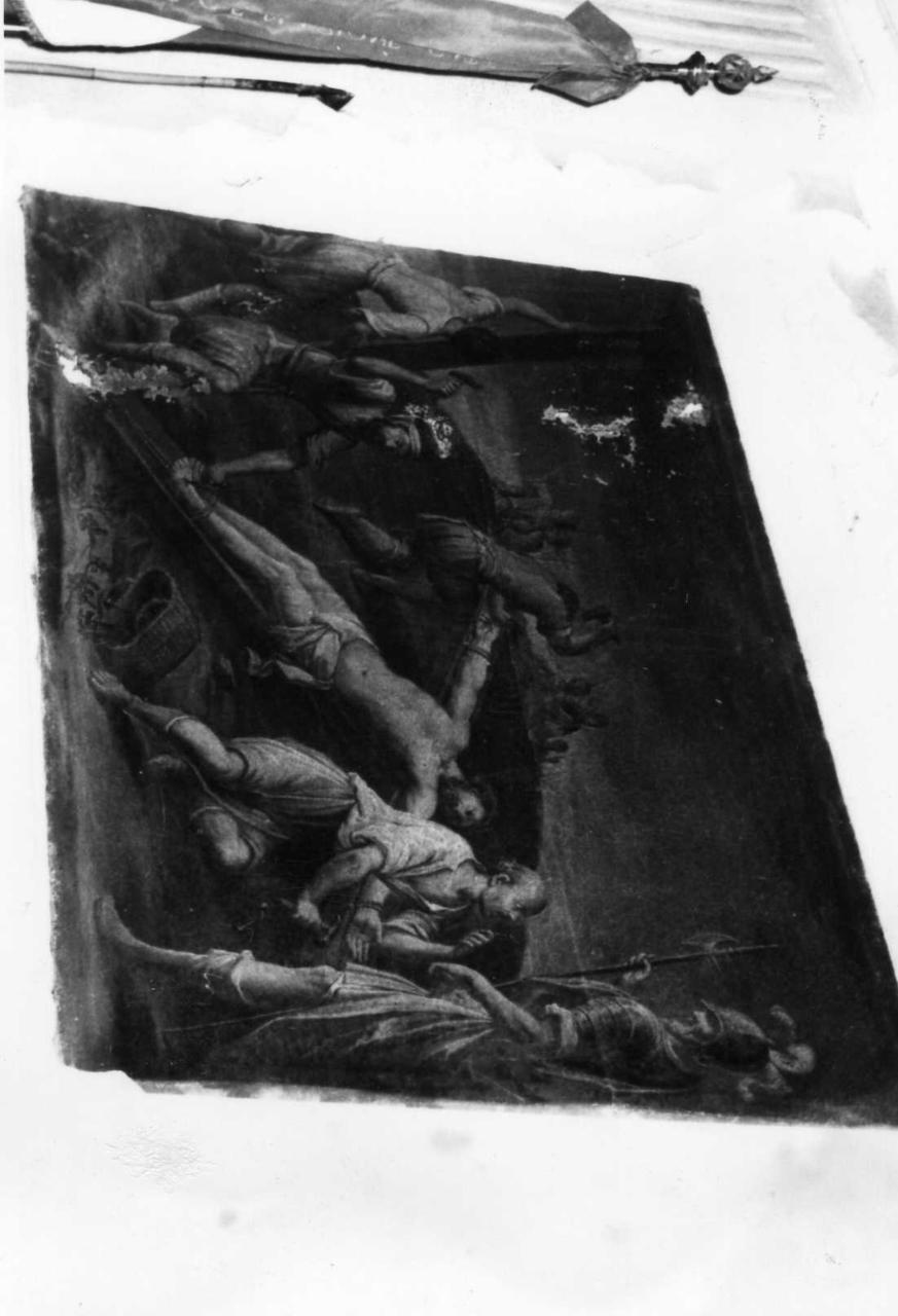 crocifissione (dipinto) di Battagliola Pietro (metà sec. XVIII)