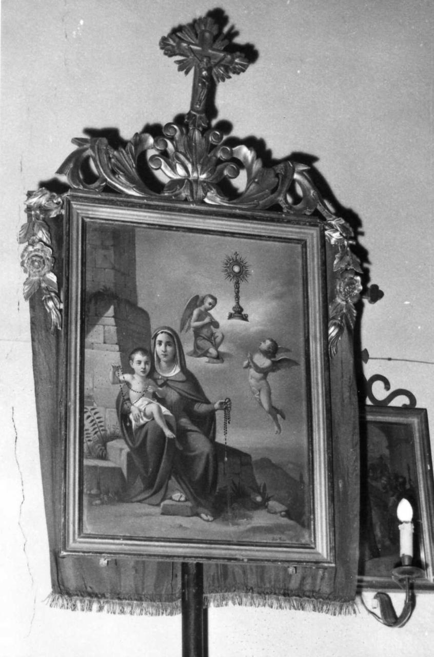 Madonna del Rosario (dipinto) di Lodi Giovanni (sec. XIX)