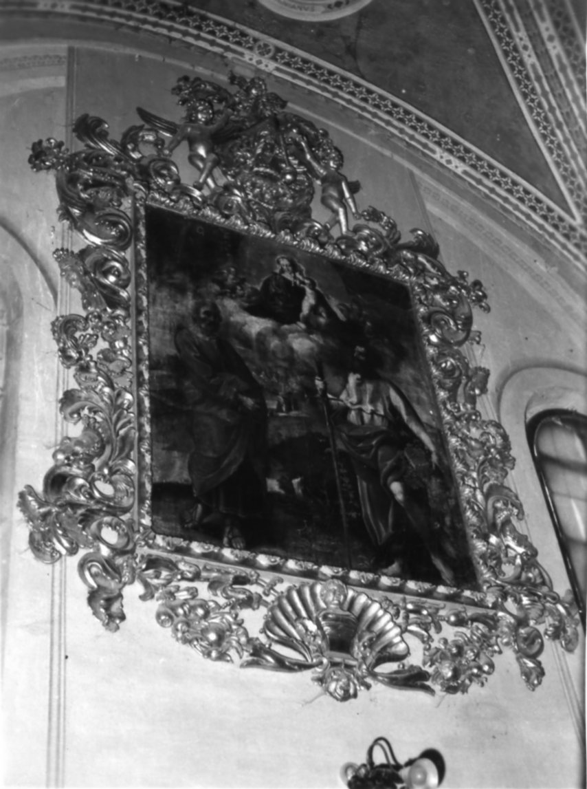 cornice di dipinto - bottega emiliana (prima metà sec. XVII)