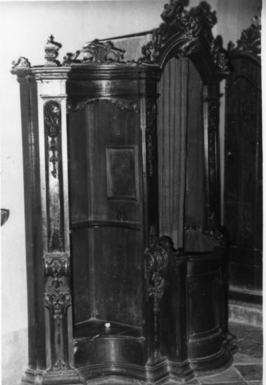 confessionale, serie - bottega modenese (metà sec. XVIII)