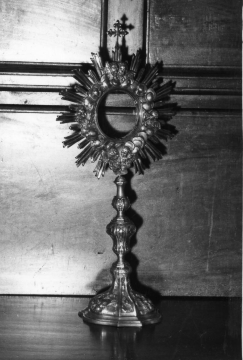 ostensorio - bottega emiliana (metà sec. XVIII)