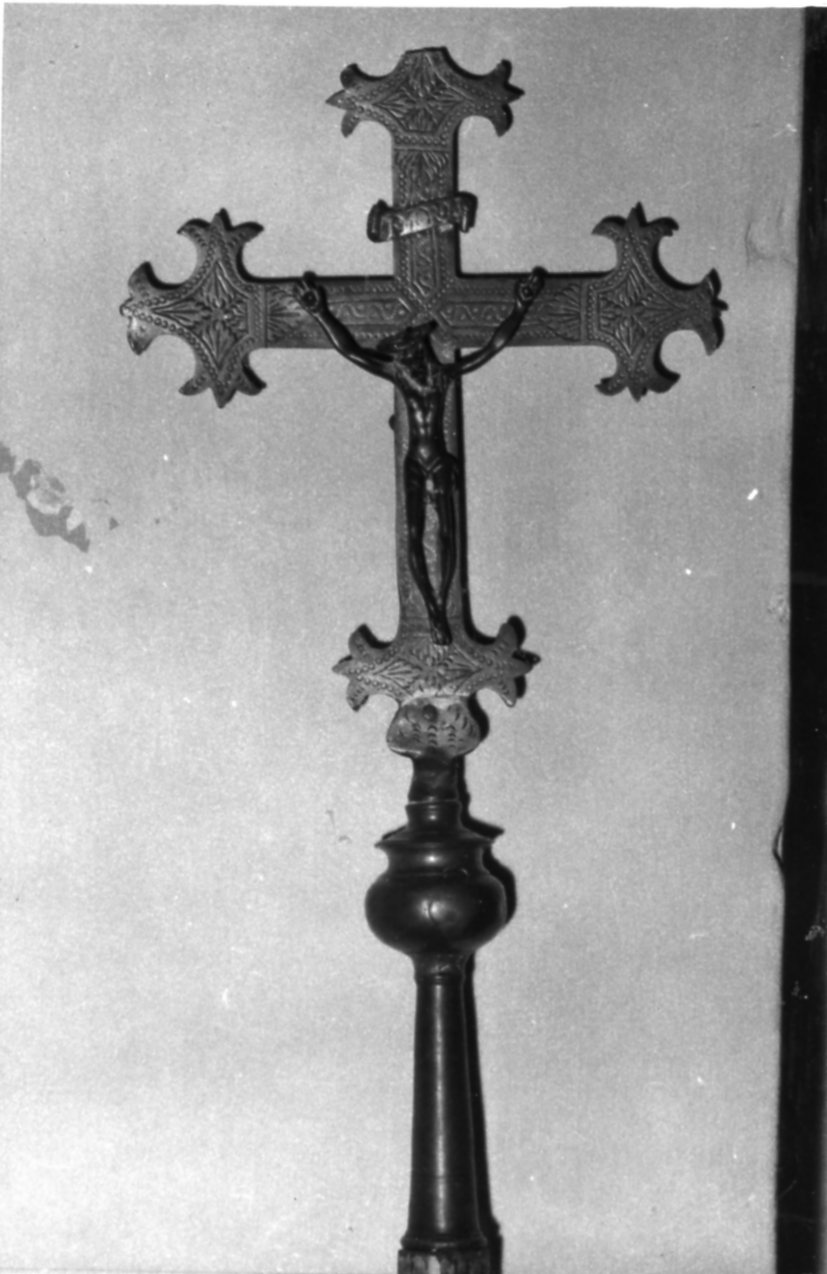 croce processionale - bottega modenese (seconda metà sec. XVII)