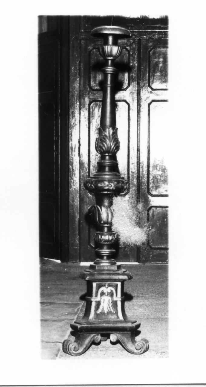 candelabro - bottega emiliana (metà sec. XVIII)