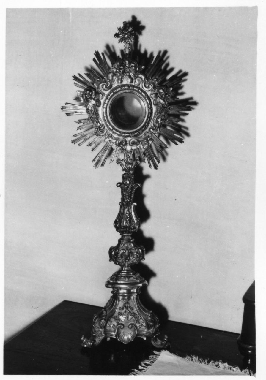 ostensorio - bottega romana (sec. XVIII)