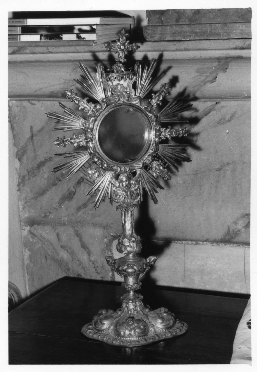 ostensorio - bottega emiliana (?) (inizio sec. XVIII)
