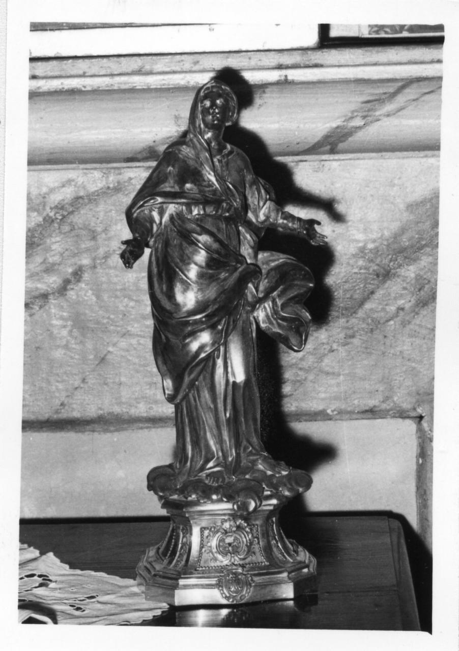 Madonna Assunta (reliquiario - a statuetta) di Borroni Giuseppe (sec. XVIII)
