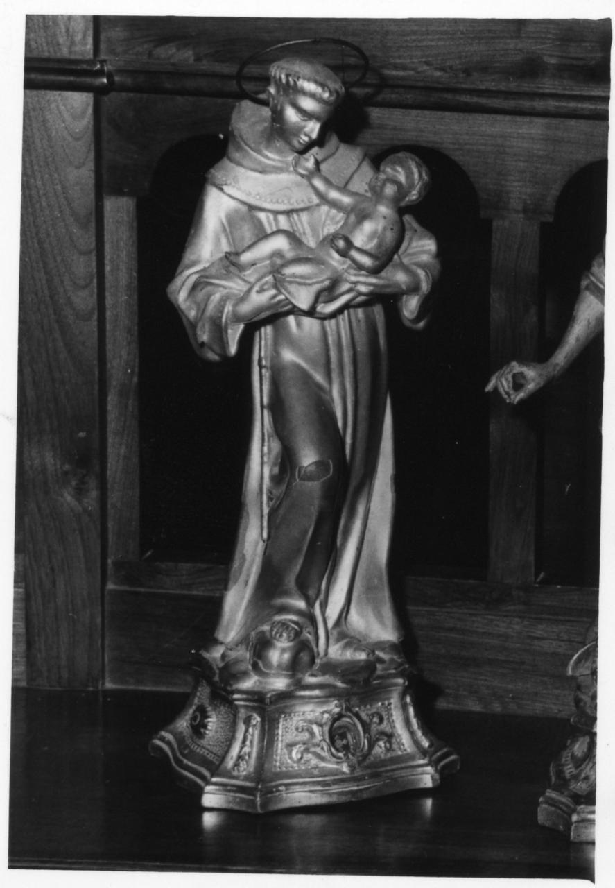Sant'Antonio da Padova (reliquiario - a statuetta) di Borroni Giuseppe (sec. XVIII)
