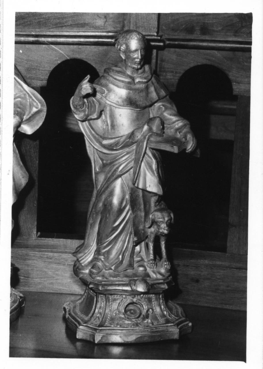 San Domenico (reliquiario - a statuetta) di Borroni Giuseppe (seconda metà sec. XVIII)