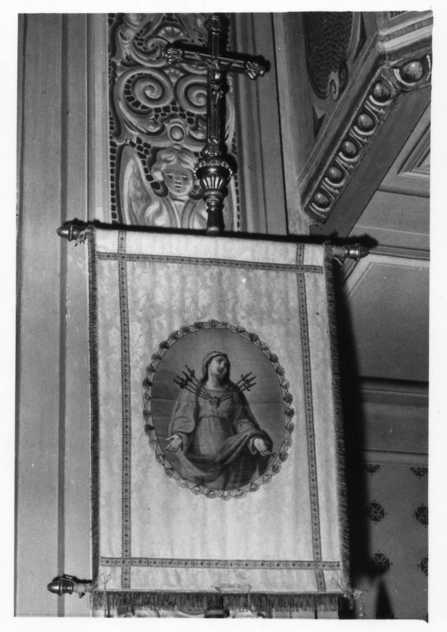 stendardo processionale - manifattura modenese (seconda metà sec. XIX)