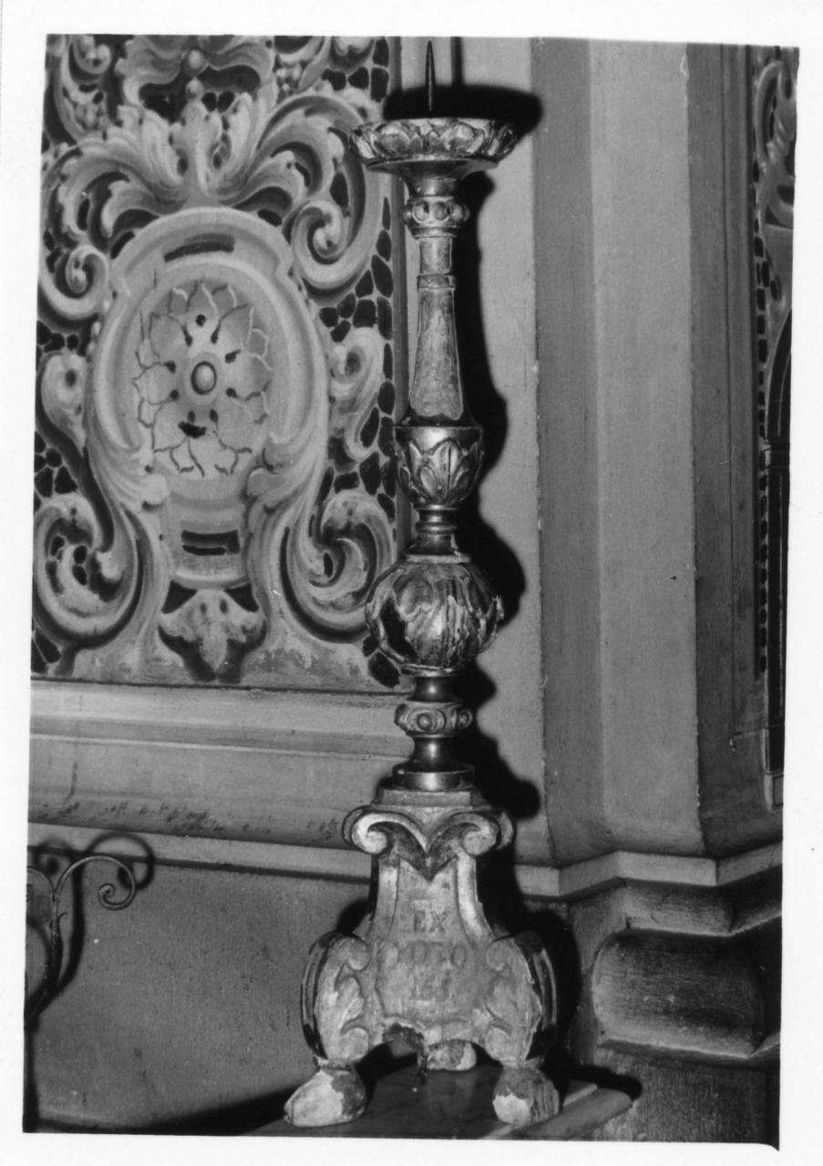 candeliere, serie - bottega emiliana (sec. XIX)