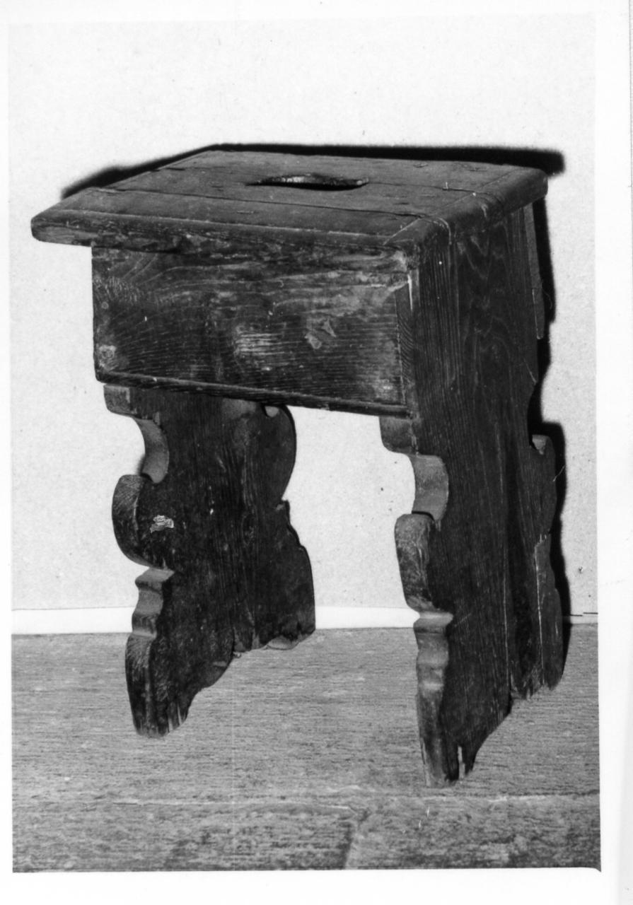 sgabello - bottega modenese (inizio sec. XVIII)