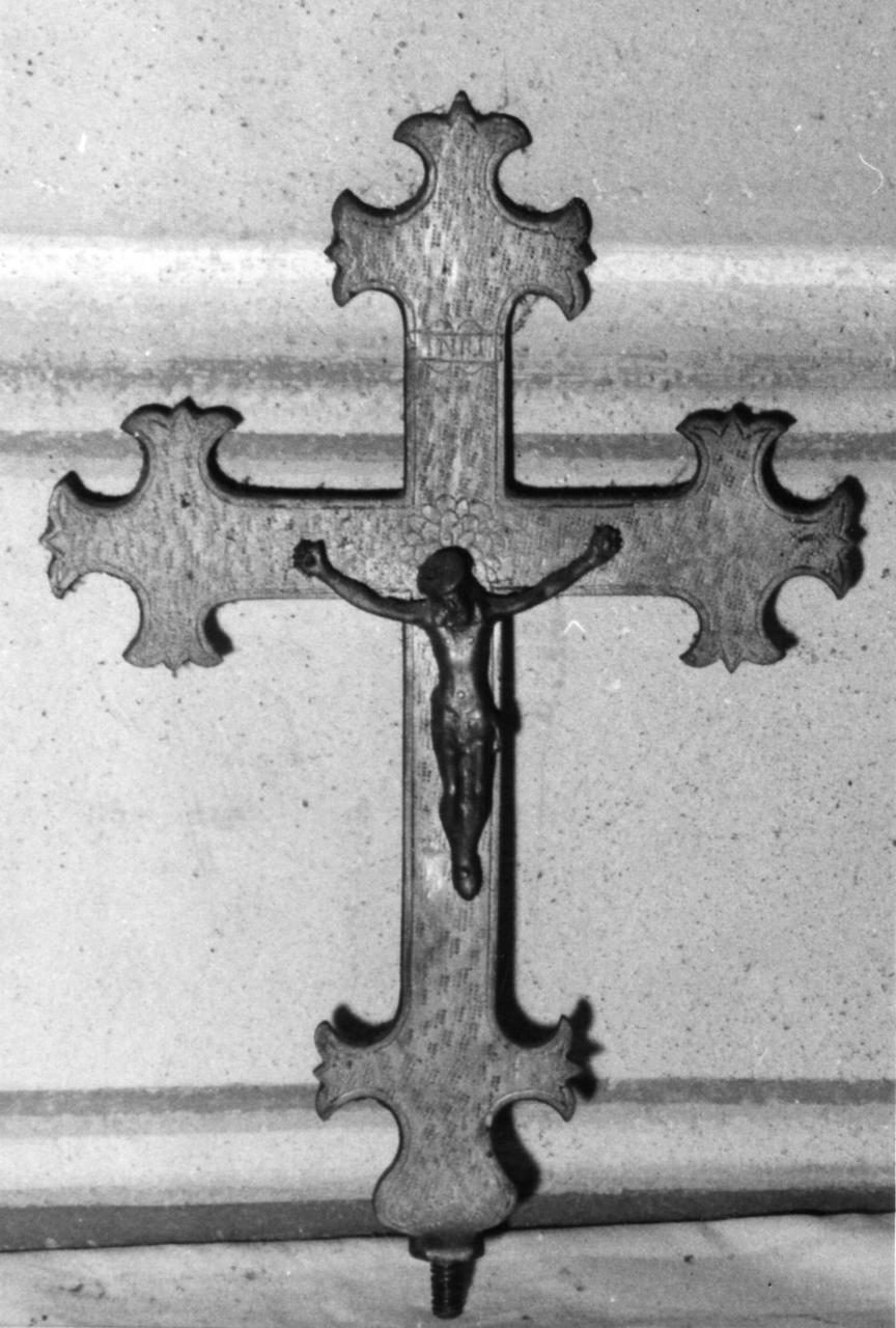 croce processionale - bottega emiliana (inizio sec. XVIII)