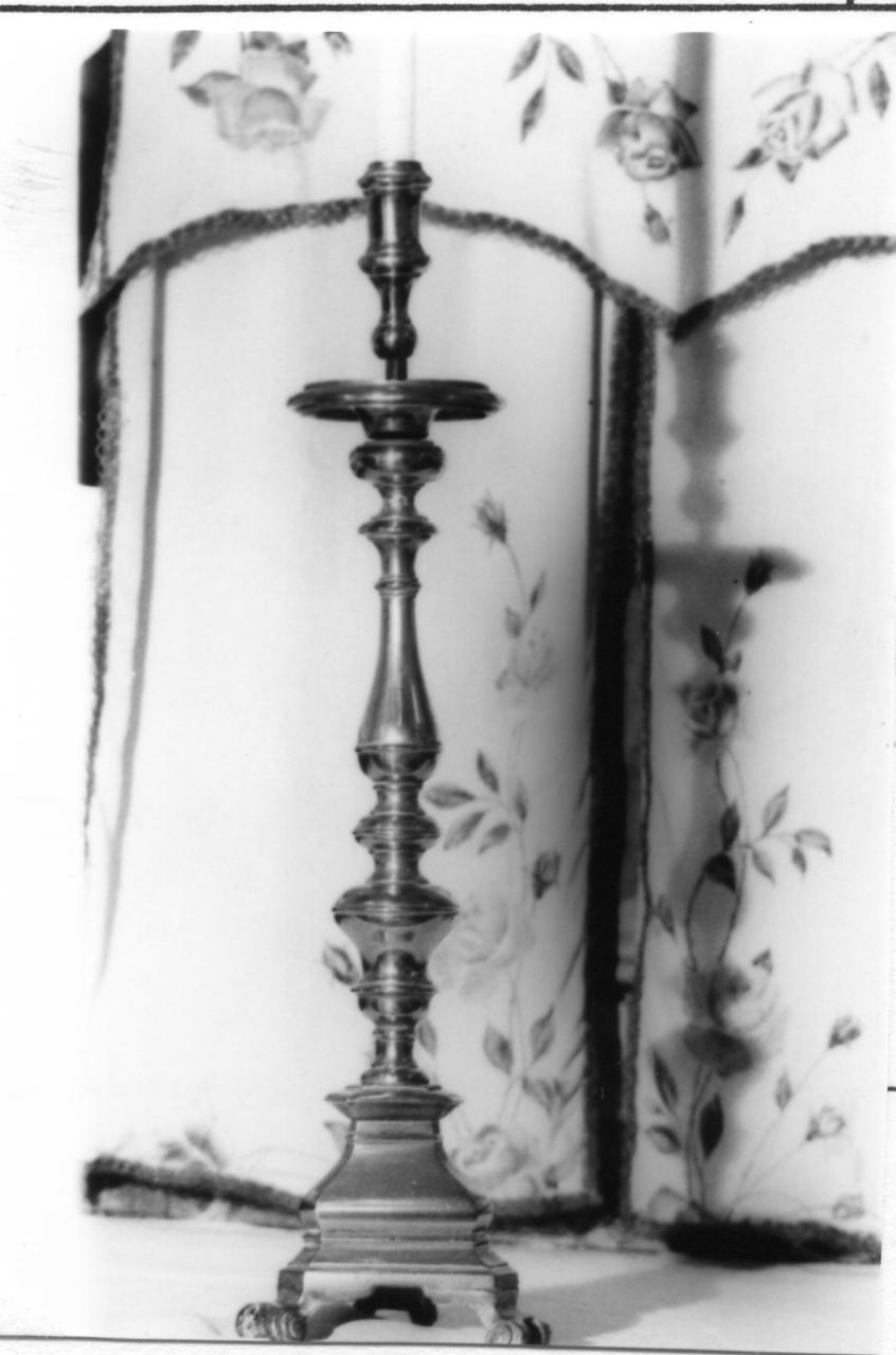 candeliere, serie - bottega emiliana (metà sec. XVIII)