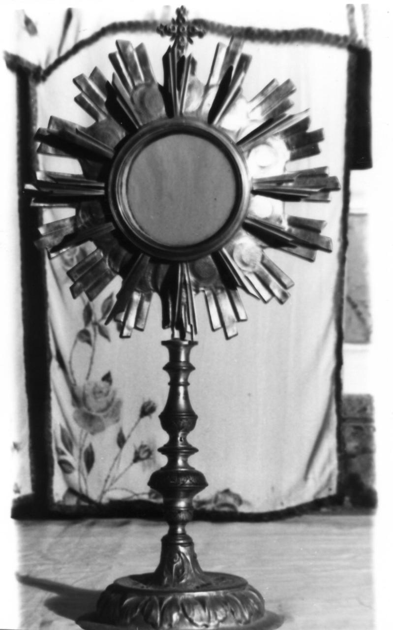 ostensorio - bottega emiliana (prima metà sec. XVIII)