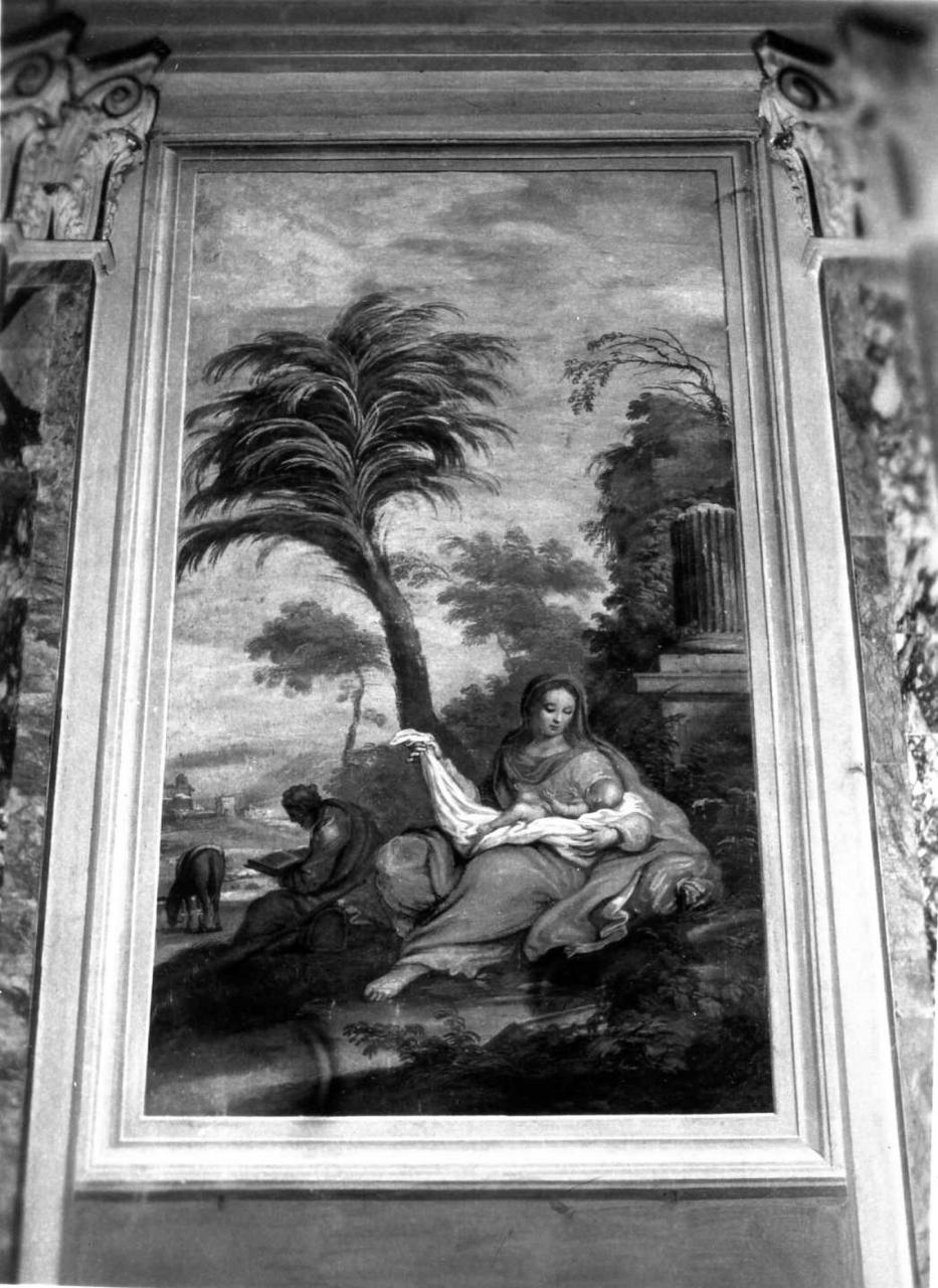 riposo nella fuga in Egitto (dipinto) di Costi Tommaso (seconda metà sec. XVII)