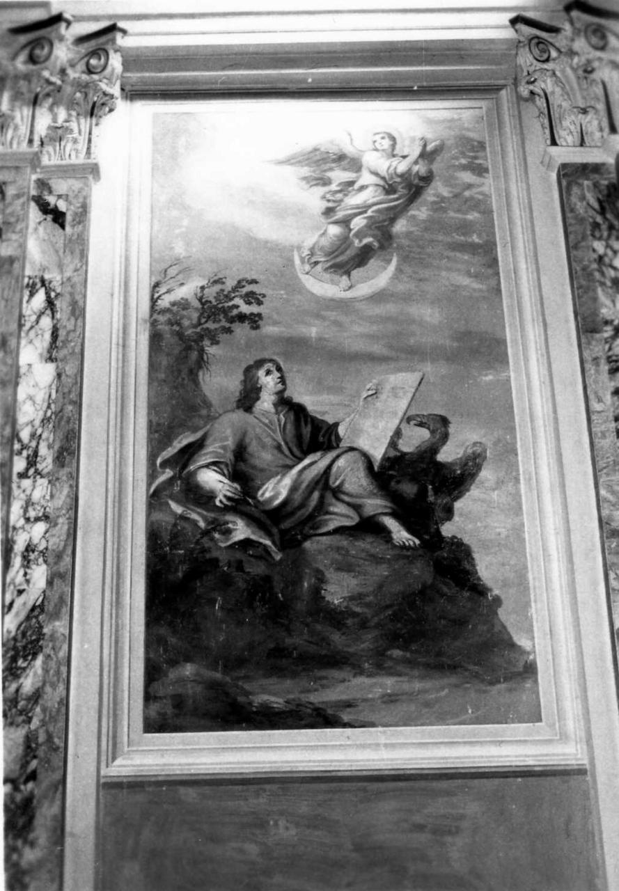 Madonna Immacolata appare a San Giovanni Evangelista nell'isola di Patmos (dipinto) di Costi Tommaso (seconda metà sec. XVII)