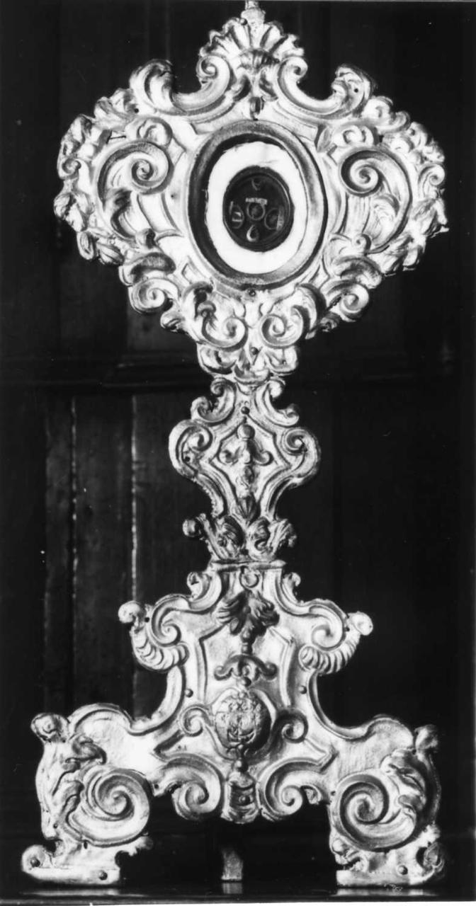 reliquiario - a ostensorio - bottega emiliana (seconda metà sec. XVIII)