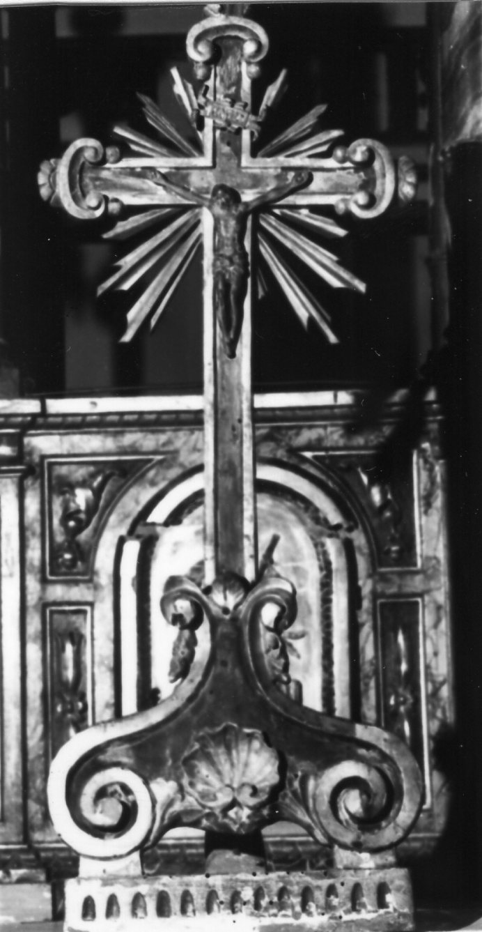 croce stazionale - bottega modenese (prima metà sec. XIX)