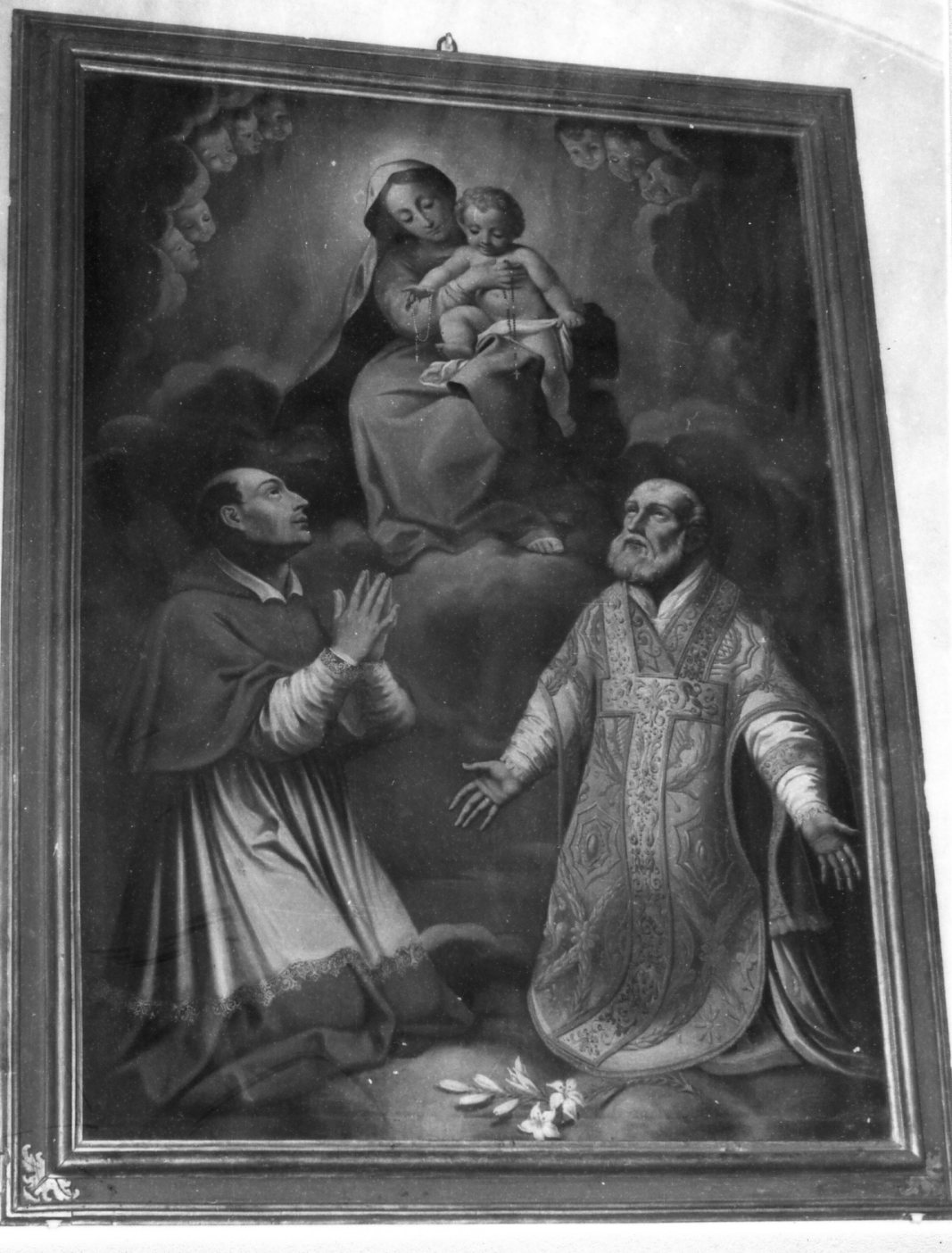 Madonna con Bambino e Santi (dipinto) - ambito modenese (inizio sec. XVIII)