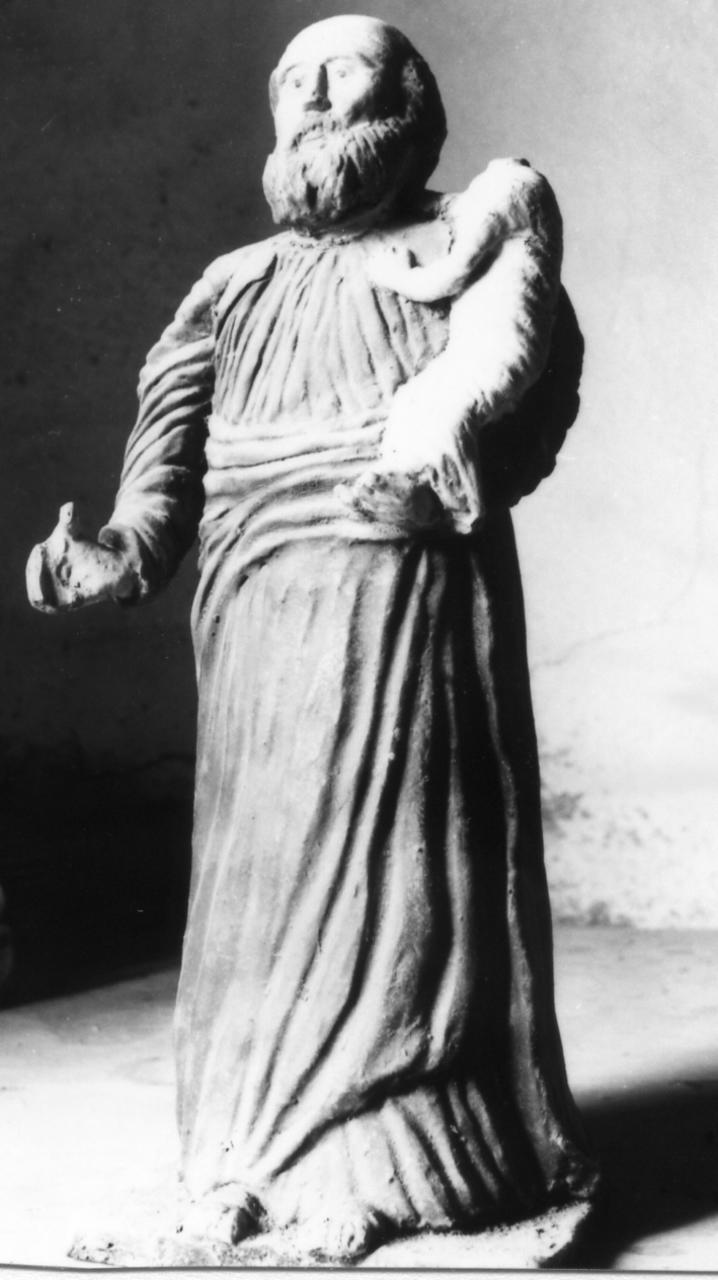 San Giuseppe e Gesù Bambino (statuetta) - bottega modenese (prima metà sec. XIX)