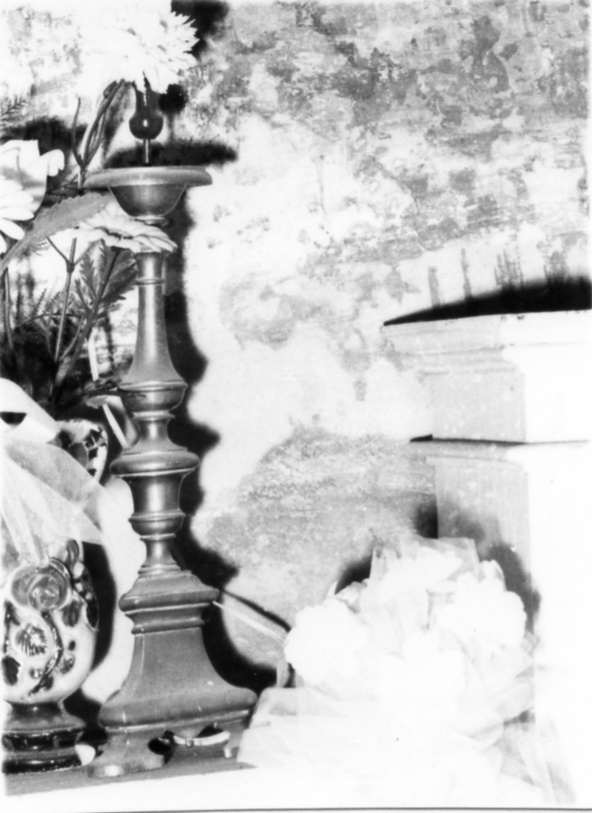 candeliere, serie - bottega bolognese (metà, seconda metà sec. XVIII, sec. XIX)