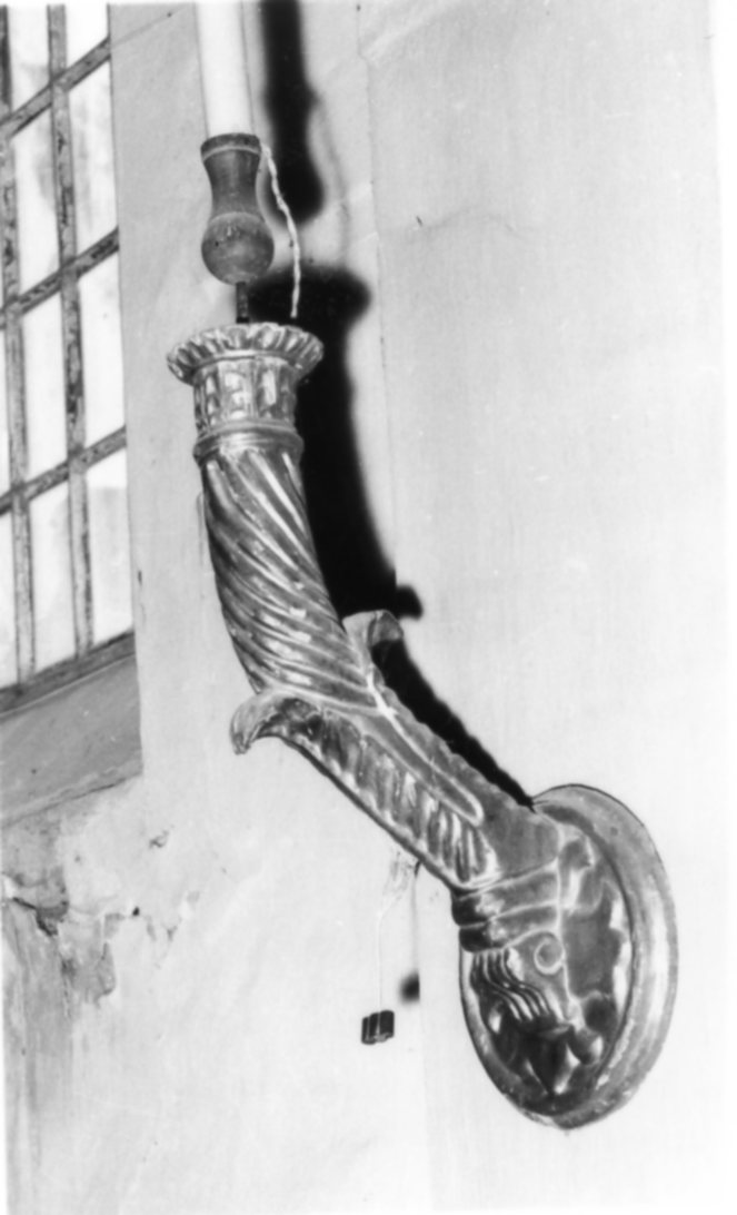 torciera, serie - bottega emiliana (prima metà sec. XVII)