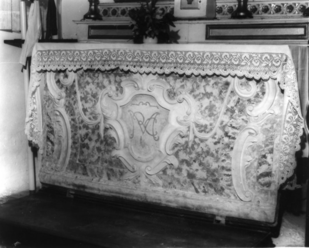 paliotto - bottega modenese (seconda metà sec. XVIII)